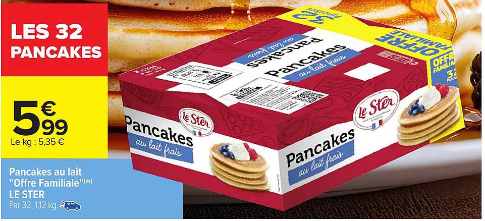 LES 32 PANCAKES