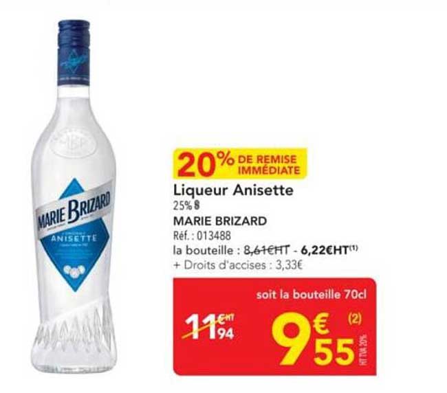 Liqueur Anisette 25% - MARIE BRIZARD