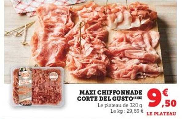 MAXI CHIFFONNADE CORTE DEL GUSTO