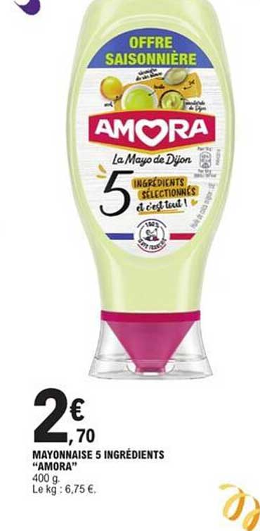 MAYONNAISE 5 INGRÉDIENTS "AMORA"