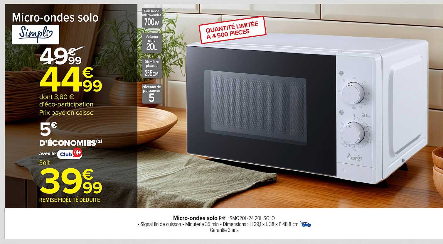 Micro-ondes solo Simplé