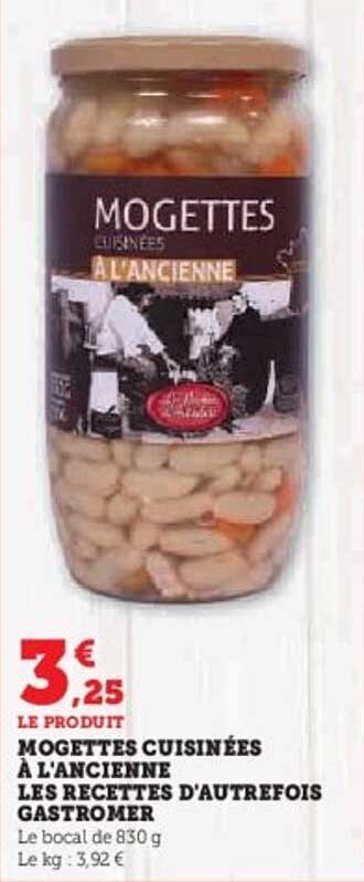 Mogettes Cuisinées à l'Ancienne