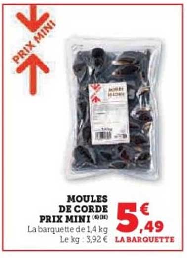 MOULES DE CORDE PRIX MINI (6 kg)