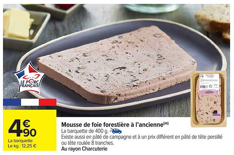 Mousse de foie forestière à l’ancienne(m)