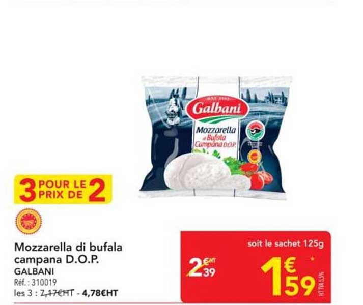 Mozzarella di bufala campana D.O.P.