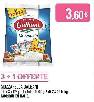 MOZZARELLA GALBANI