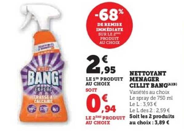 NETTOYANT MENAGER CILIT BANG
