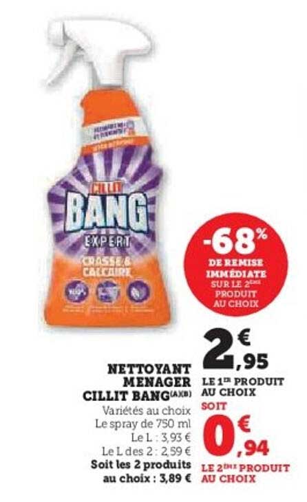 NETTOYANT MENAGER CILLIT BANG