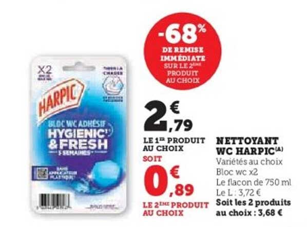 NETTOYANT WC HARPIC