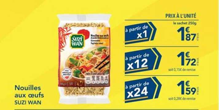 Nouilles aux œufs SUZI WAN