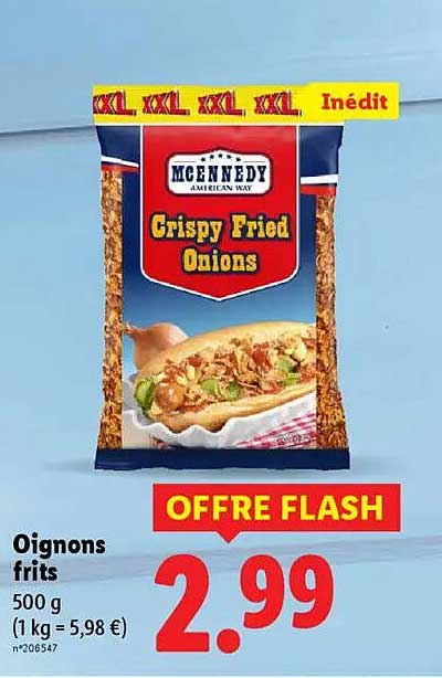 Oignons frites