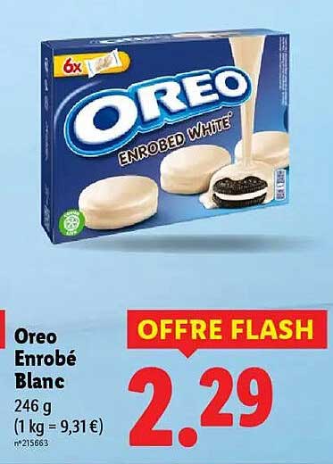 Oreo Enrobé Blanc