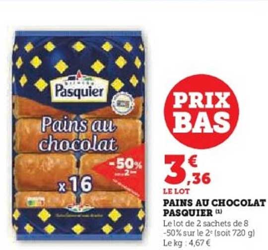 PAINS AU CHOCOLAT PASQUIER