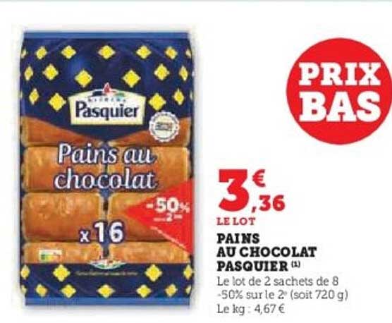 PAINS AU CHOCOLAT PASQUIER