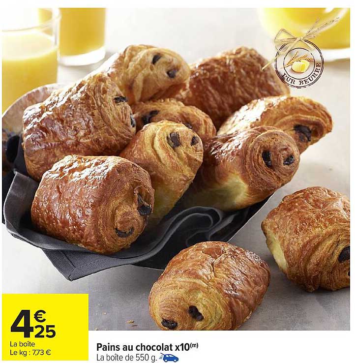 Pains au chocolat x10