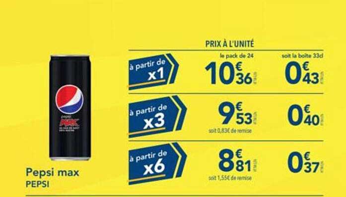 Pepsi max