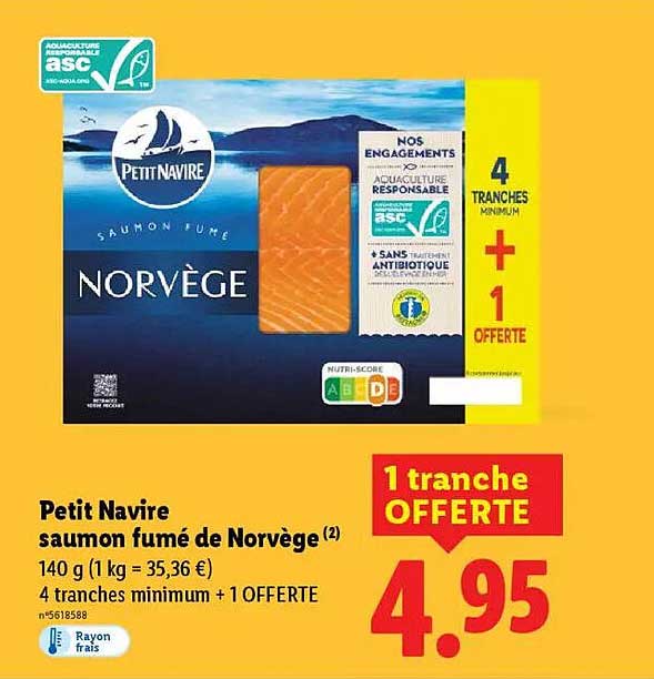 Petit Navire saumon fumé de Norvège (2)