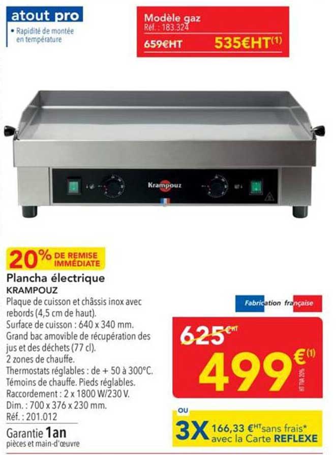 Plancha électrique KRAMPouz