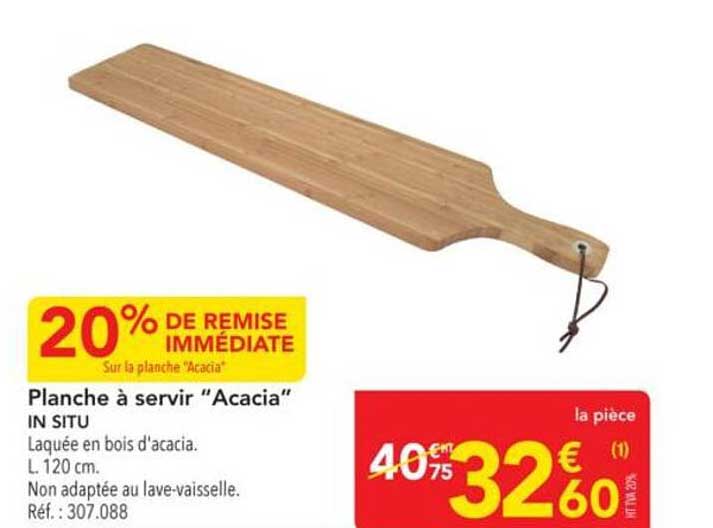 Planche à servir "Acacia"