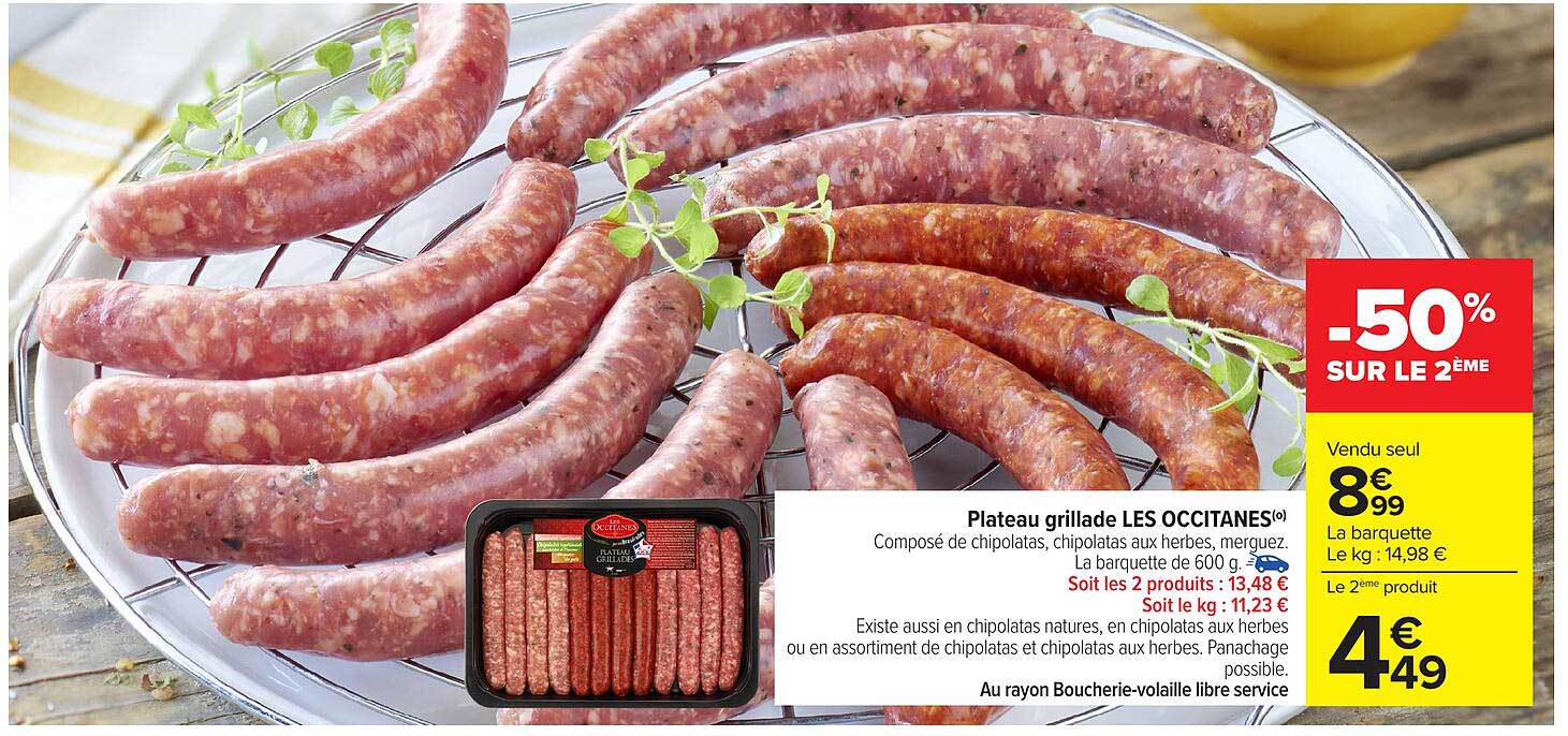 Plateau grillade LES OCCITANES