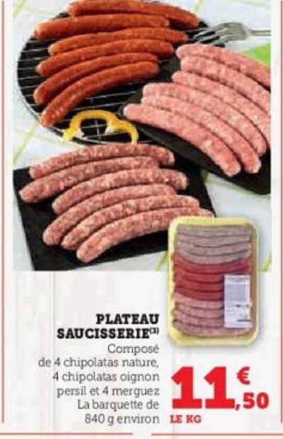 PLATEAU SAUCISSERIE