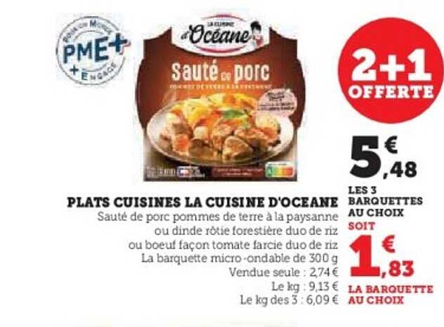 PLATS CUISINES LA CUISINE D'OCEANE