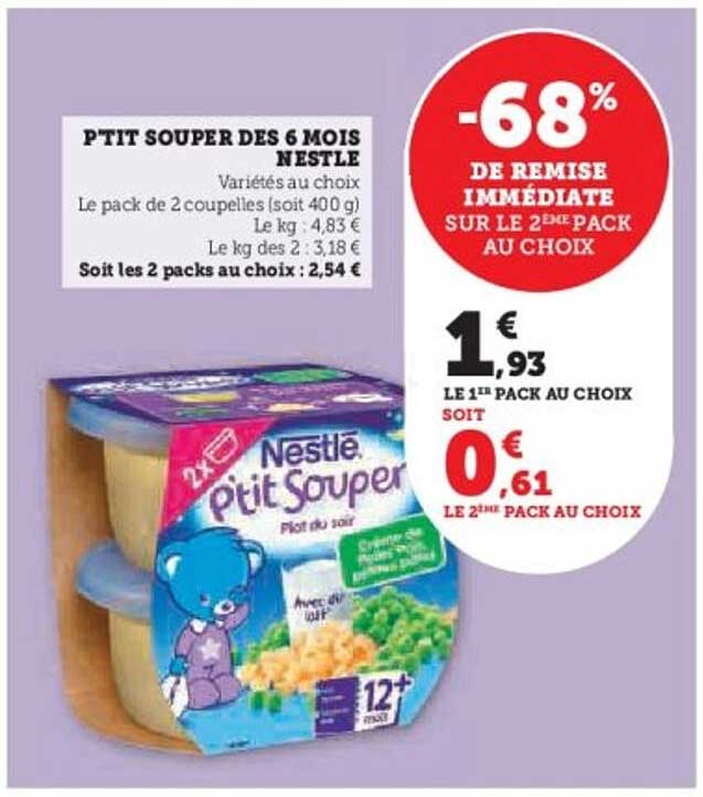 PTIT SOUPER DES 6 MOIS NESTLÉ