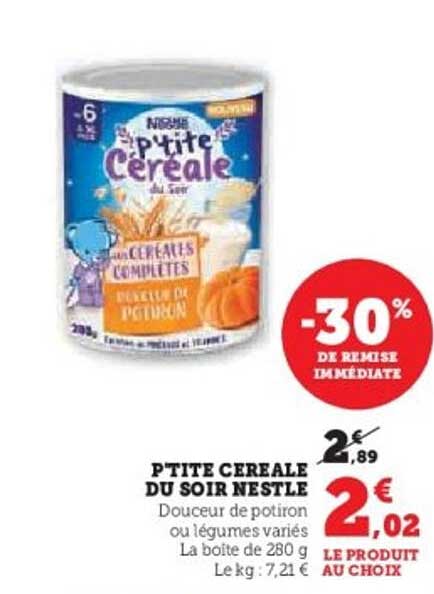 P'tite Céréale du Soir Nestlé