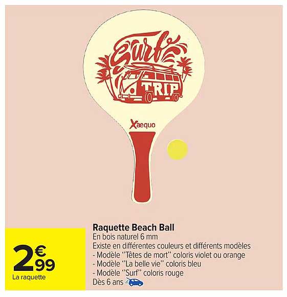 Raquette Beach Ball