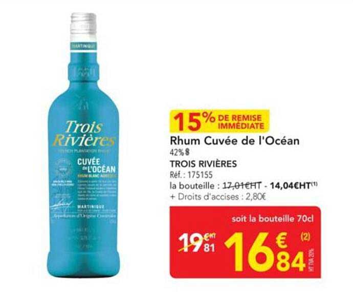 Rhum Cuvée de l'Océan 42%