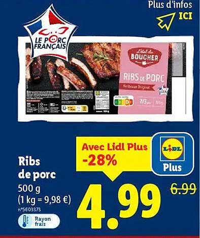 Ribs de porc