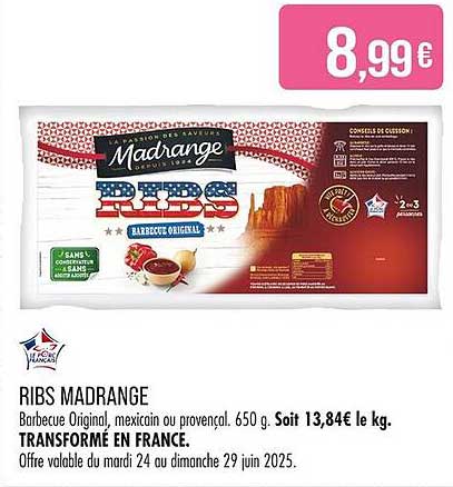 RIBS MADRANGE