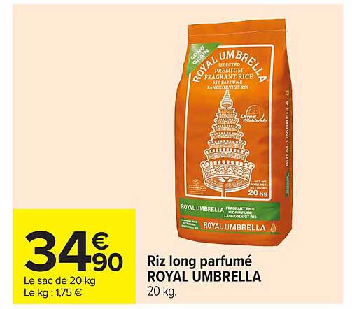 Riz long parfumé ROYAL UMBRELLA