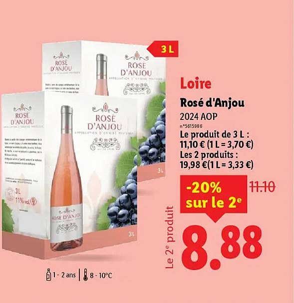 Rosé d'Anjou 2024 AOP