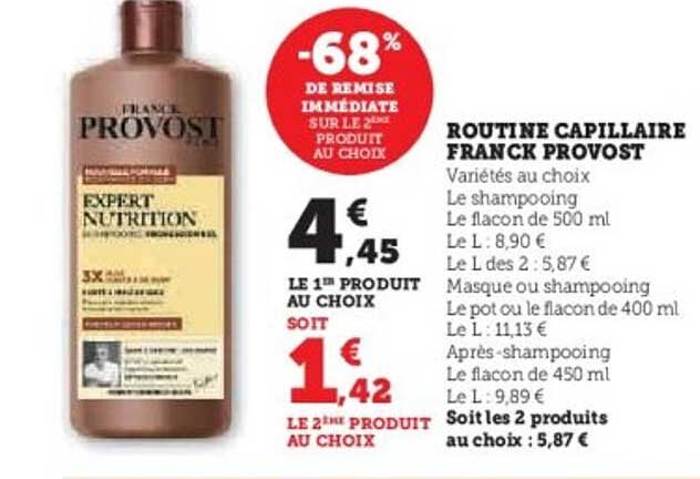 ROUTINE CAPILLAIRE FRANCK PROVOST