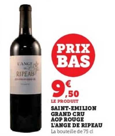 SAINT-EMILION GRAND CRU AOP ROUGE L'ANGE DE RIPEAU