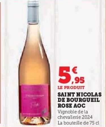 SAINT NICOLAS DE BOURGUEIL ROSE AOC