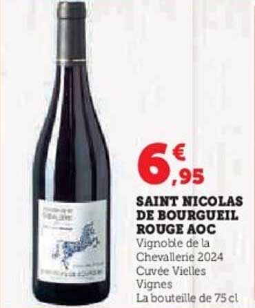 SAINT NICOLAS DE BOURGUEIL ROUGE AOC