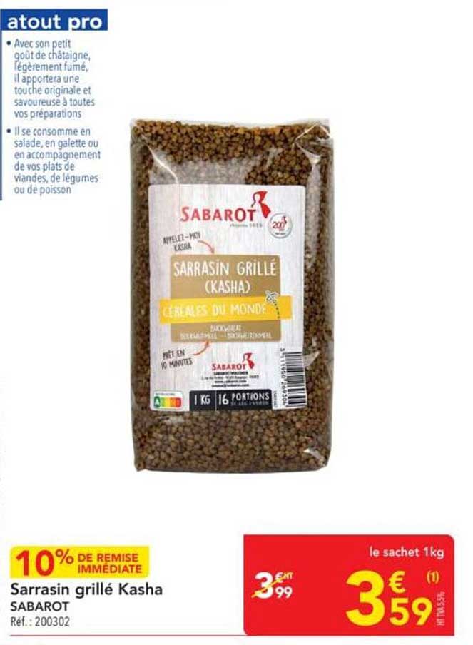 Sarrasin grillé Kasha Sabarot