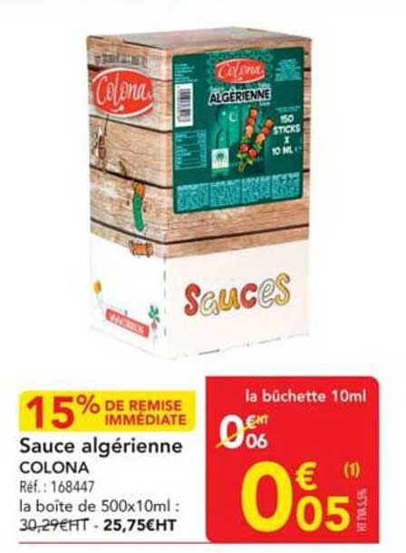Sauce algérienne COLONA