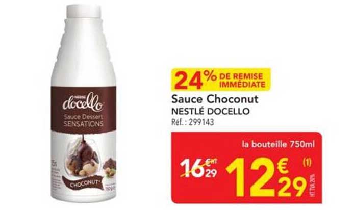 Sauce Choconut NESTLÉ DOCELLO