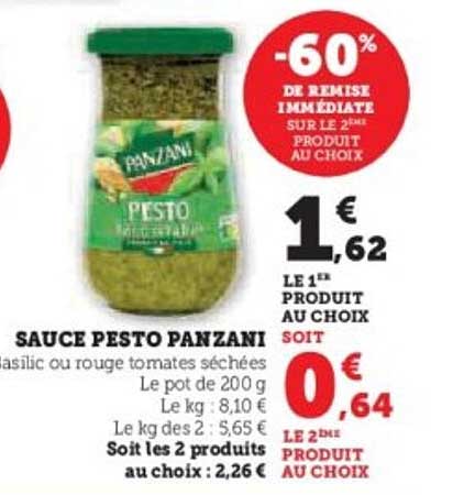SAUCE PESTO PANZANI