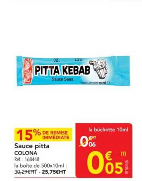 Sauce pitta COLONA