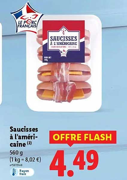 Saucisses à l’américaine