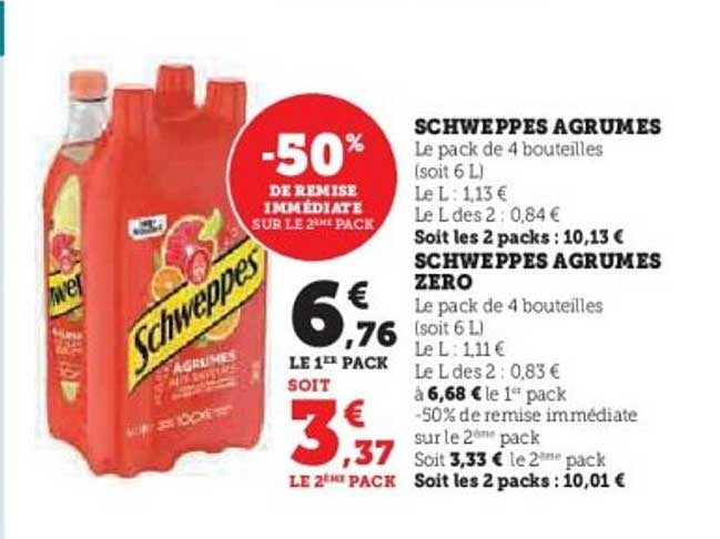 SCHWEPPES AGRUMES