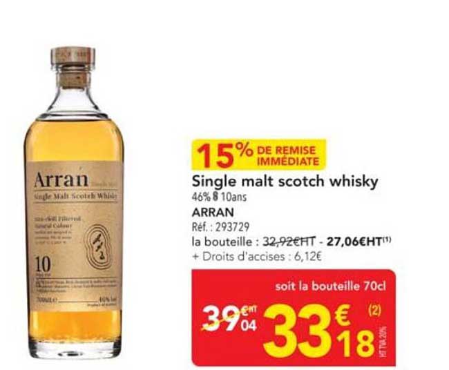 Single malt scotch whisky