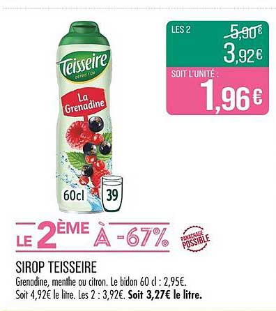 Sirop Teisseire Grenadine