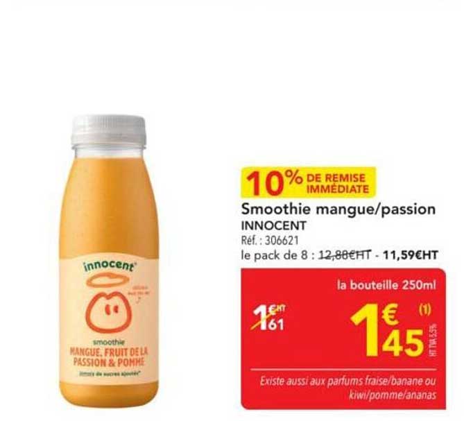 Smoothie mangue/passion INNOCENT