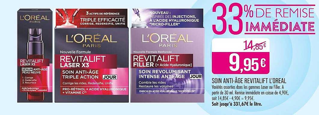 SOIN ANTI-ÂGE REVITALIFT L'ORÉAL