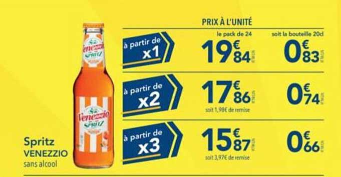 Spritz VENEZZIO sans alcool